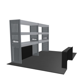 Rangement métallique Gauche Citroën Jumper L1H1 à partir de Juin 2006 (L:209 x P:38 x H:130)