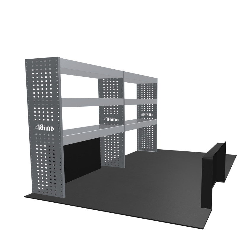 Rangement métallique Gauche Opel Movano L2H1 à partir D'Octobre 2021 (L:249 x P:38 x H:130)