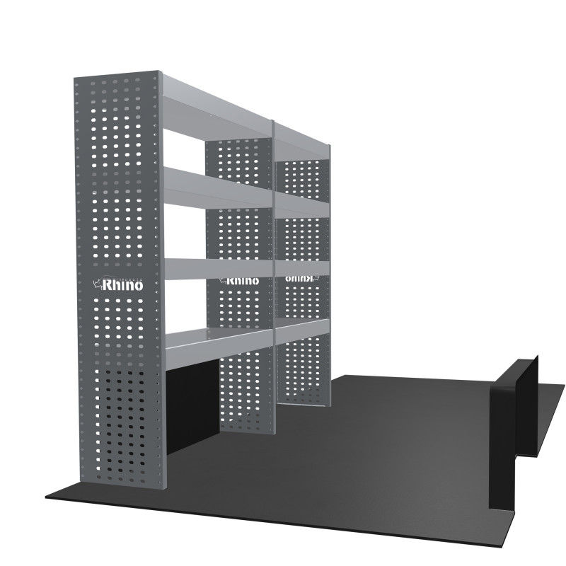 Rangement métallique Gauche ou Droit Peugeot Boxer L3H2 à partir de Juin 2006 (L:189 x P:38 x H:160)