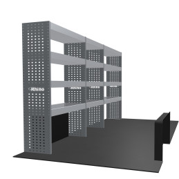 Rangement métallique Gauche Peugeot Boxer L3H2 à partir de Juin 2006 (L:312 x P:38 x H:160)