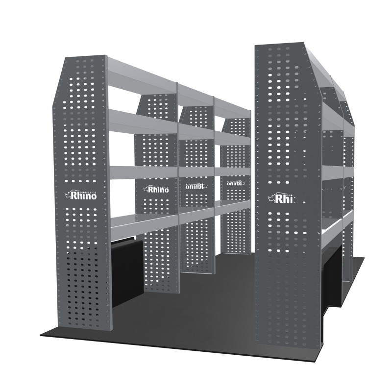 Rangements métalliques Gauche et Droit Toyota Proace Max L3H3 à partir de Janvier 2024 (L:312/189 x P:38/27 x H:170)