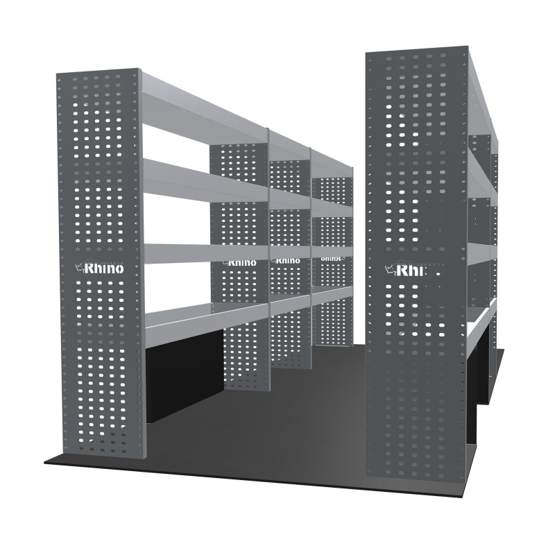 Rangements métalliques Gauche et Droit Citroën Jumper L4H2 à partir de Juin 2006 (L:352/229 x P:38 x H:160)