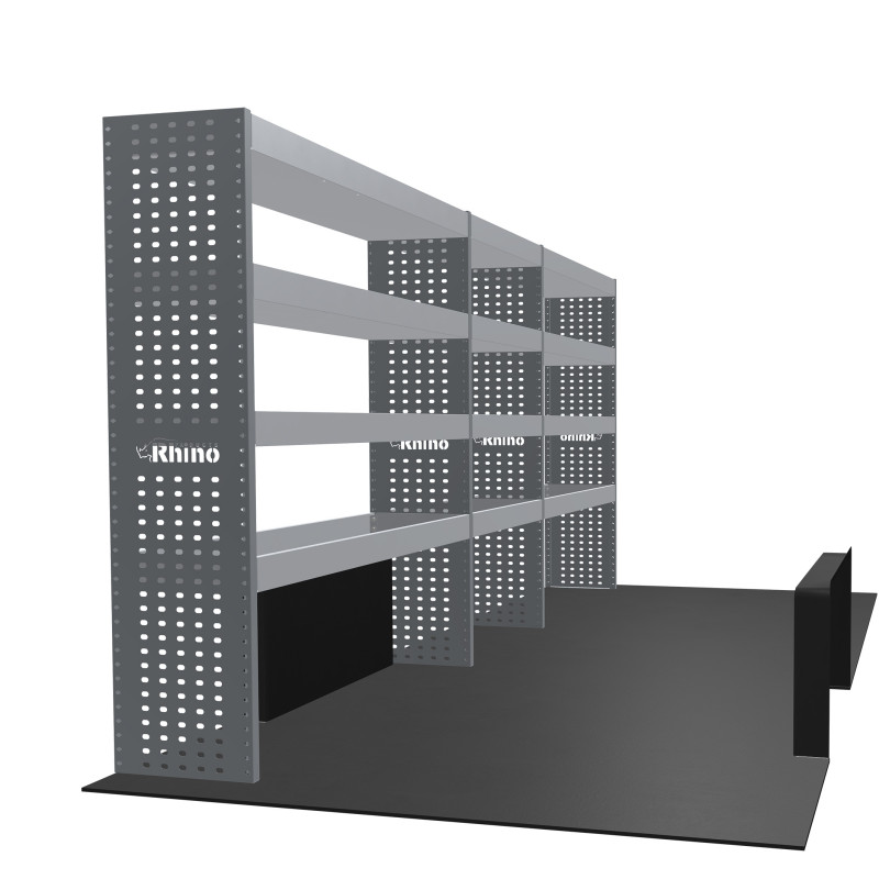 Rangement métallique Gauche Peugeot Boxer L4H2 à partir de Juin 2006 (L:352 x P:38 x H:160)