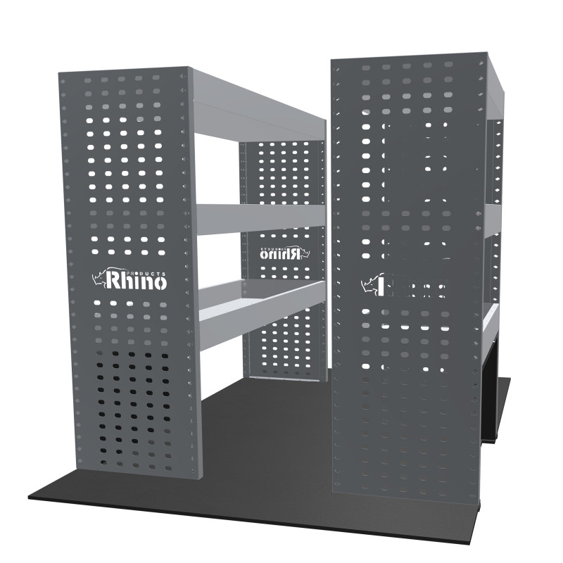 Rangements métalliques Gauche et Droit Nissan Townstar L1 à partir de Mai 2022 (L:126/66 x P:38 x H:100)