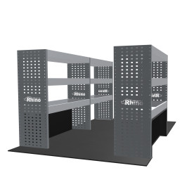 Rangements métalliques Gauche et Droit Fiat Talento L1H1 à partir de Mai 2016 (L:189/106 x P:38 x H:110)