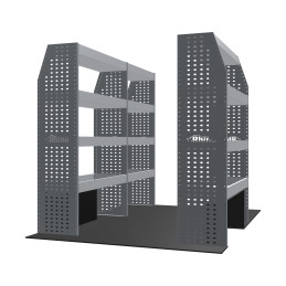 Rangements métalliques Gauche et Droit Nissan NV300 L1H2 à partir de Janvier 2016 (L:189/106 x P:38/27 x H:160)