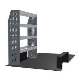 Rangement métallique Gauche ou Droit Nissan Primastar L2H2 à partir de Novembre 2021 (L:126 x P:38/27 x H:160)