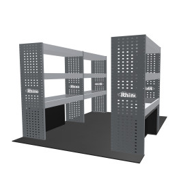 Rangements métalliques Gauche et Droit Renault Master Traction L1H1 de Février 2010 à Juillet 2024 (L:209/106 x P:38 x H:130)