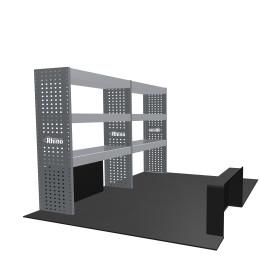 Rangement métallique Gauche Renault Master Traction L1H1 de Février 2010 à Juillet 2024 (L:209 x P:38 x H:130)