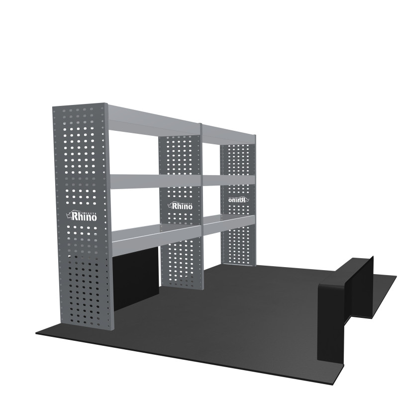 Rangement métallique Gauche Renault Master Traction L1H1 de Février 2010 à Juillet 2024 (L:209 x P:38 x H:130)