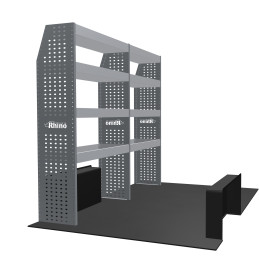 Rangement métallique Gauche Nissan NV400 Traction L1H2 à partir de 2010 (L:199 x P:38/27 x H:170)