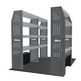 Rangements métalliques Gauche et Droit Opel Movano Traction L1H2 de Février 2010 à Septembre 2021 (L:199/106 x P:38/27 x H:170)