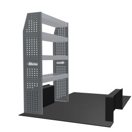 Rangement métallique Gauche ou Droit Opel Movano Traction L3H2 de Février 2010 à Septembre 2021 (L:106 x P:38/27 x H:170)