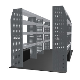 Rangements métalliques Gauche et Droit Opel Movano Traction L3H2 de Février 2010 à Septembre 2021 (L:312/189 x P:38/27 x H:170)