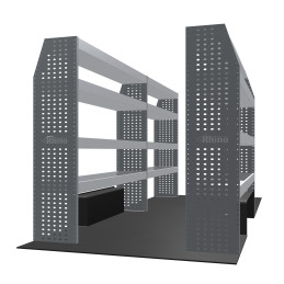 Rangements Gauche et Droit Opel Movano Propulsion roues simples L3H2 de Février 2010 à Septembre 2021 (L:309 x P:38/27 x H:160)