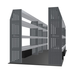 Rangements Gauche et Droit Nissan NV400 Propulsion roues simples L4H2 à partir de 2010 (L:372/249 x P:38/27 x H:160)