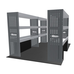 Rangements métalliques Gauche et Droit Volkswagen Crafter traction L1H1 de Juin 2006 à Décembre 2016 (L:229/126 x P:38 x H:130)