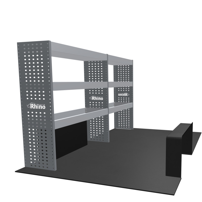 Rangement métallique Gauche Mercedes Sprinter traction L1H1 de Juin 2006 à Mai 2018 (L:229 x P:38 x H:130)