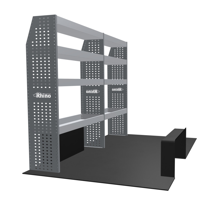 Rangement métallique Gauche Mercedes Sprinter traction L1H2 de Juin 2006 à Mai 2018 (L:229 x P:38/27 x H:170)