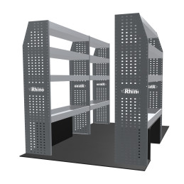 Rangements métalliques Gauche et Droit Mercedes Sprinter traction L1H2 à partir de Juin 2018 (L:229/126 x P:38/27 x H:170)