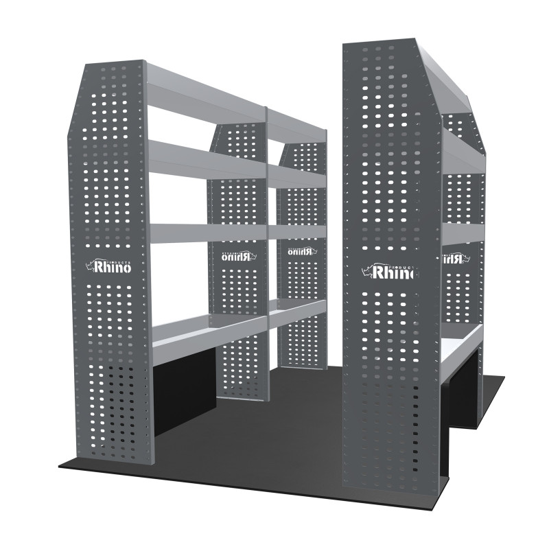 Rangements métalliques Gauche et Droit Mercedes Sprinter traction L1H2 à partir de Juin 2018 (L:229/126 x P:38/27 x H:170)