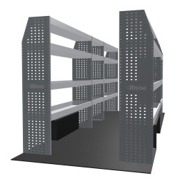 Rangements Gauche et Droit Mercedes Sprinter L3H2 Propulsion roues simples de Juin 2006 à Mai 2018 L:392/249xP:38/27xH:170