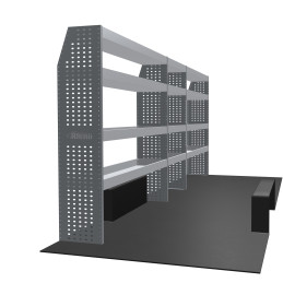 Rangement Gauche Mercedes Sprinter L3H2 Propulsion roues simples à partir de Juin 2018 (L:392 x P:38/27 x H:170)