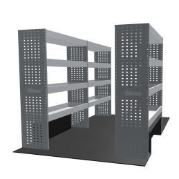 Rangements métalliques Gauche et Droit Volkswagen Crafter L3H3 à partir de Janvier 2017 (L:289/146 x P:38 x H:160)