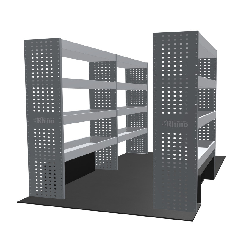 Rangements métalliques Gauche et Droit Volkswagen Crafter L3H3 à partir de Janvier 2017 (L:289/146 x P:38 x H:160)