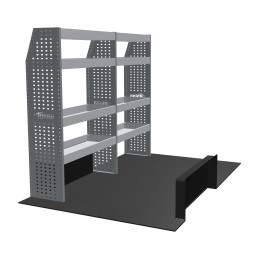 Rangement métallique Gauche Ford Custom L1H2 de 2013 à 2023 (L:199 x P:38/27 x H:160)