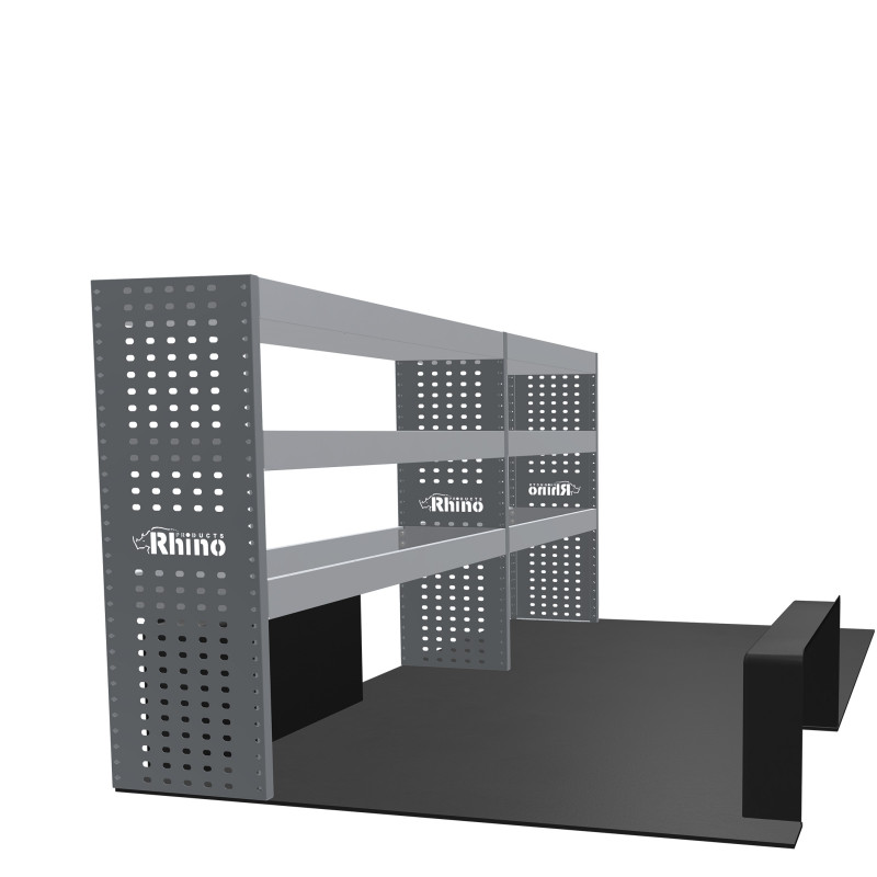 Rangement métallique Gauche Volkswagen Transporter T7 L2H1 à partir de 2024 (L:249 x P:38 x H:110)