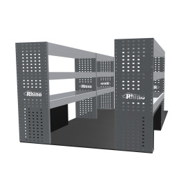 Rangements métalliques Gauche et Droit Ford Custom L2H1 à partir de Novembre 2023 (L:249/146 x P:38 x H:110)