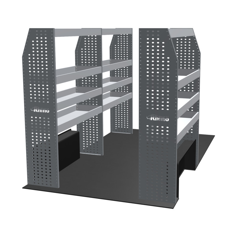 Rangements métalliques Gauche et Droit Renault Master traction L2H2 à partir de Juillet 2024 (L:249/126 x P:38/27 x H:170)
