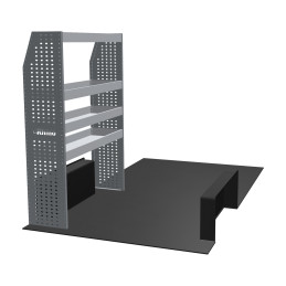 Rangement métallique Gauche ou Droit Nissan Interstar traction L2H2 à partir de Juin 2024 (L:126 x P:38/27 x H:170)