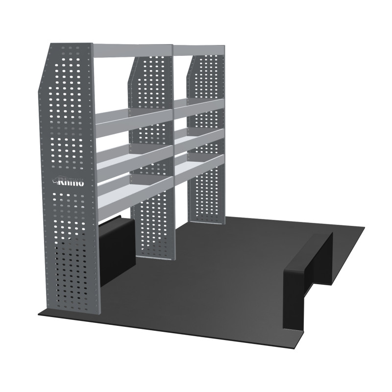 Rangement métallique Gauche Renault Master traction L2H2 à partir de Juillet 2024 (L:249 x P:38/27 x H:170)