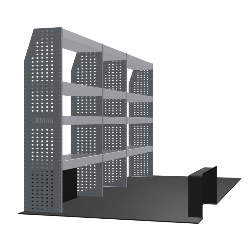 Rangement métallique Gauche Nissan Interstar traction L3H2 à partir de Juin 2024 (L:312 x P:38/27 x H:170)