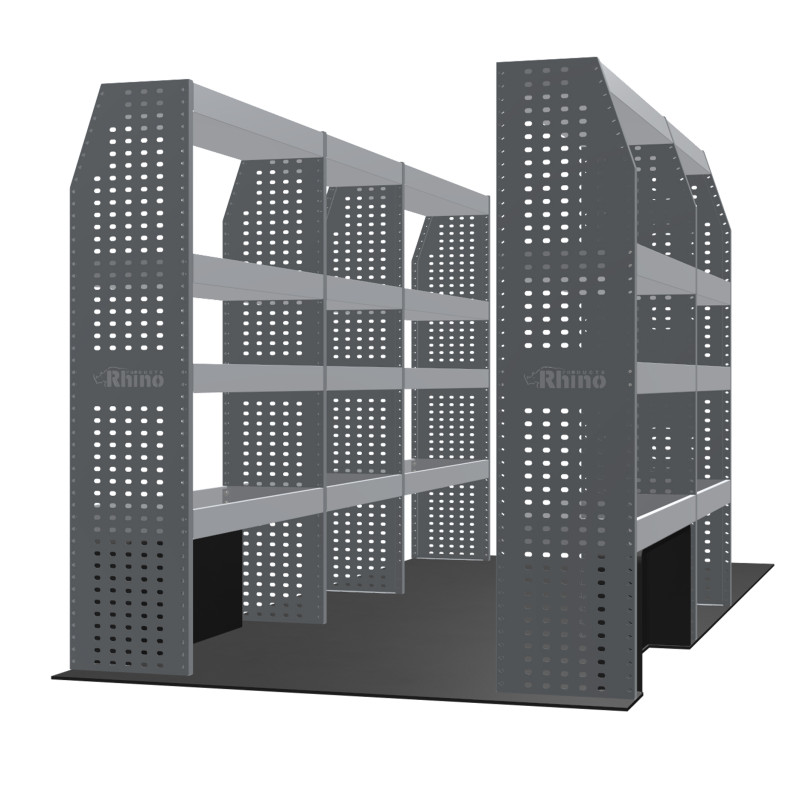 Rangements métalliques Gauche et Droit Renault Master traction L3H2 à partir de Juillet 2024 (L:312/189 x P:38/27 x H:170)