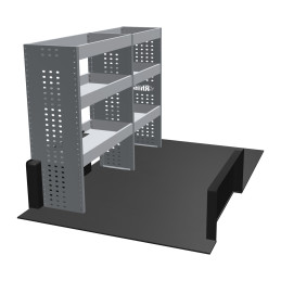 Rangement métallique Gauche Volkswagen ID Buzz à partir de 2022 (L:149 x P:38 x H:110)