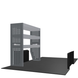 Rangement métallique Gauche ou Droit Volkswagen Transporter T6 L1H1 à partir de Juin 2015 (L:106 x P:38 x H:110)