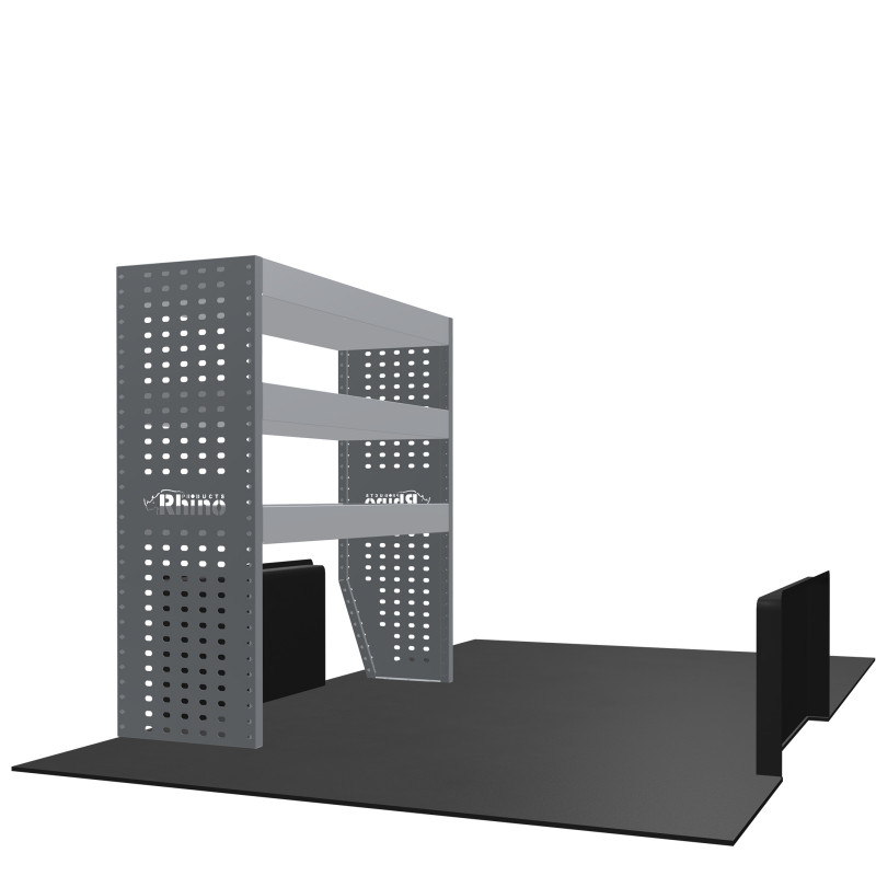 Rangement métallique Gauche ou Droit Volkswagen Transporter T6 L1H1 à partir de Juin 2015 (L:106 x P:38 x H:110)