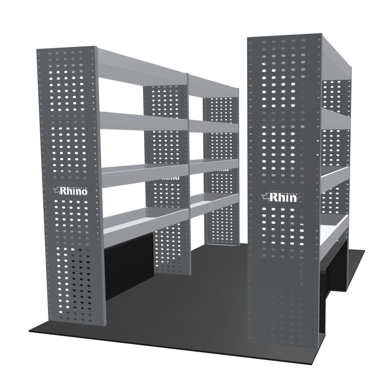 Rangements Gauche et Droit Ford Transit 2T Traction L2H2 à partir de Mai 2014 (L:249/126 x P:38 x H:160)