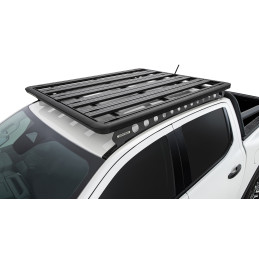 Galerie Pioneer 6 (1500 x 1380 mm) pour Volkswagen Amarok Double Cab (I) - Aluminium Noir
