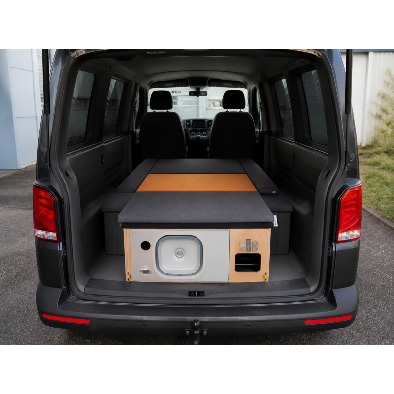 Kit aménagement amovible loisir Volkswagen Transporter T5 à partir de 2002