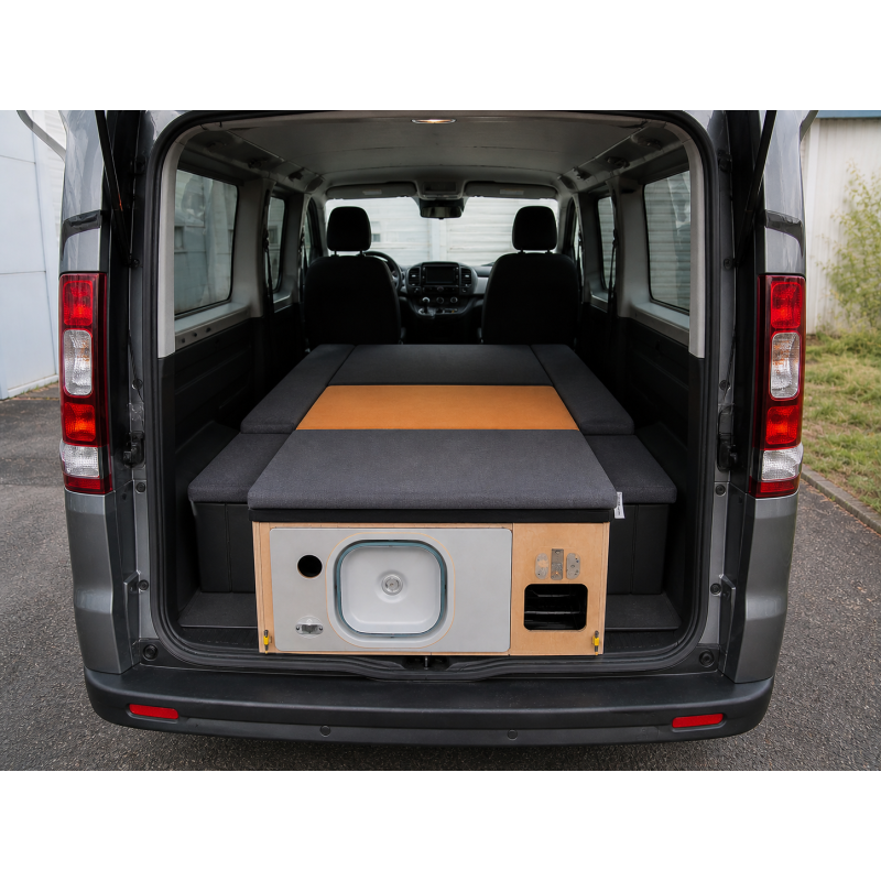 Kit aménagement amovible loisir Opel Vivaro de septembre 2014 à janvier 2019