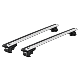 2 Barres de toit Thule en Aluminium Gris 108cm pour Mini Clubvan 4 portes Van