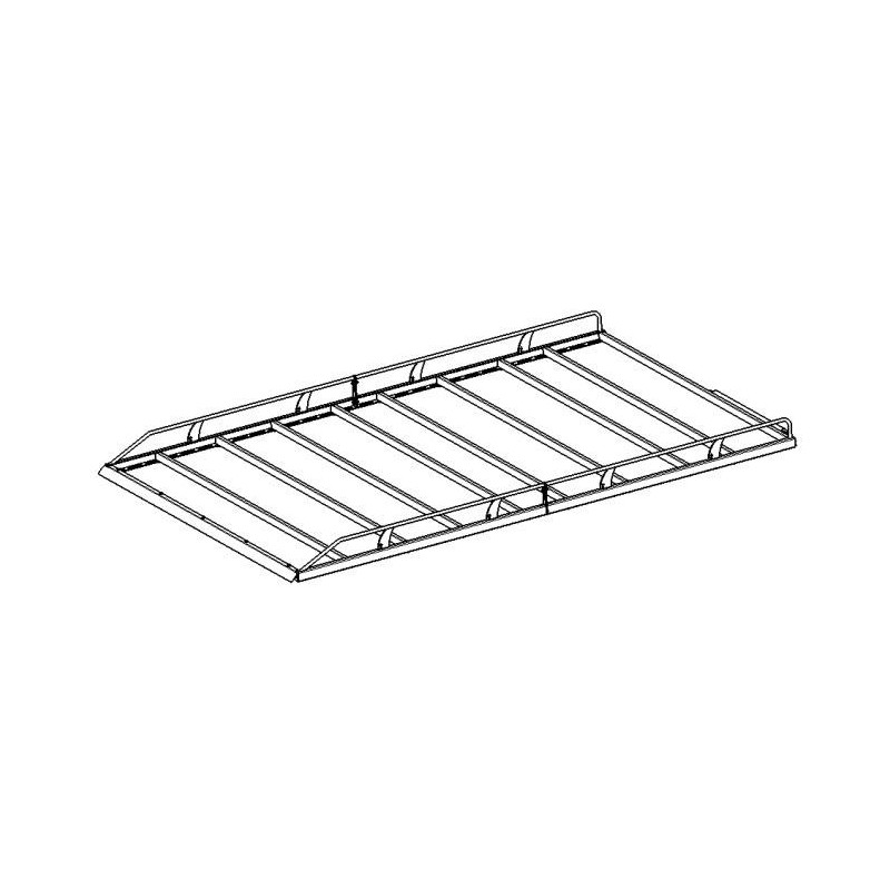 Galerie Volkswagen Transporter T6 L1H1 - Portes Battantes - Acier Galvanisé