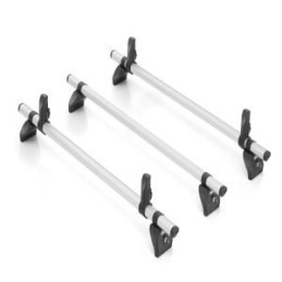 3 barres de toit aluminium 160 cm + butées de charge pour Maxus Deliver 9