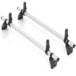 2 barres de toit aluminium 160cm + butées de charge pour Maxus Deliver 9
