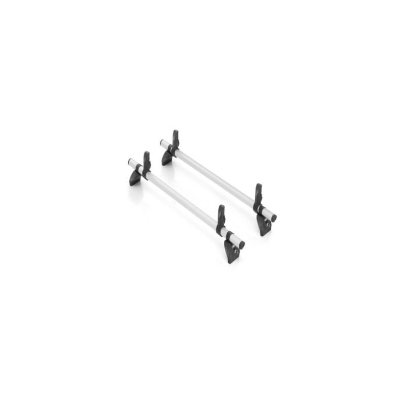 2 barres de toit aluminium 160cm + butées de charge pour Maxus Deliver 9