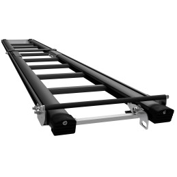 Galerie Monobloc Maxus Deliver 9 L2H2 - Portes Battantes - Aluminium Noir - 6